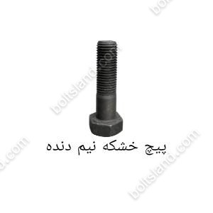 پیچ خشکه نیم دنده
